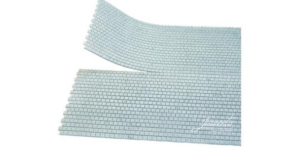 -Juweela, Flexyway Gehwegplatten 40x40 hell, Spur H0, 28279 - 28280, 1:87, Made in Germany